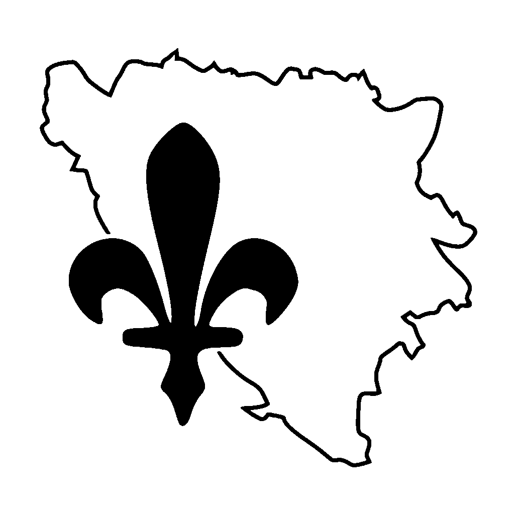 Bosnisches Landfläche + Lilienwappen